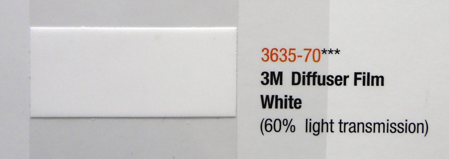 363570 3M Diffuser Film White Tanabutr