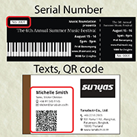 Tanabutr's Variable Data Printing